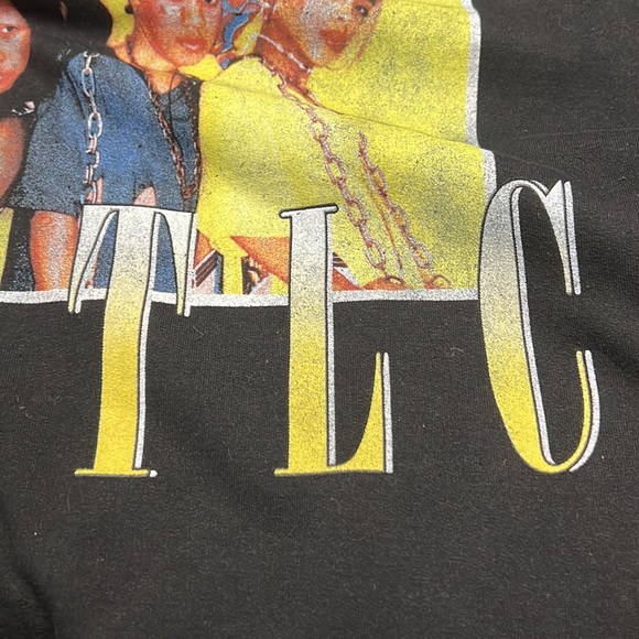 TLC Black Gildan Heavy Blend Crew Neck Sweatshirt Sz M GUC - Picture 8 of 11